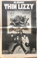 Paginagrote A3 advertentie THIN LIZZY lp Black Rose, Cd's en Dvd's, Vinyl | Hardrock en Metal, Ophalen of Verzenden