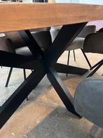 Magazijn leegverkoop boomstamtafel mangohout matrix zwart, Nieuw, Ophalen of Verzenden, Info@wkhome.nl, Argonweg 20 Amersfoort