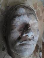 Antiek gips doden doods masker Macaber - Rariteit-Death Mask, Ophalen of Verzenden