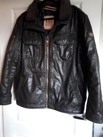 JAS MET BONTKRAAG MAAT XL/ XXL KLEUR BRUIN  beschikbaar voor biedingen