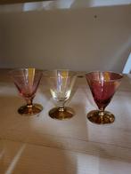 Gekleurde Likeur glaasjes., Tweedehands, Tweedehands, Tweedehands, Ophalen of Verzenden