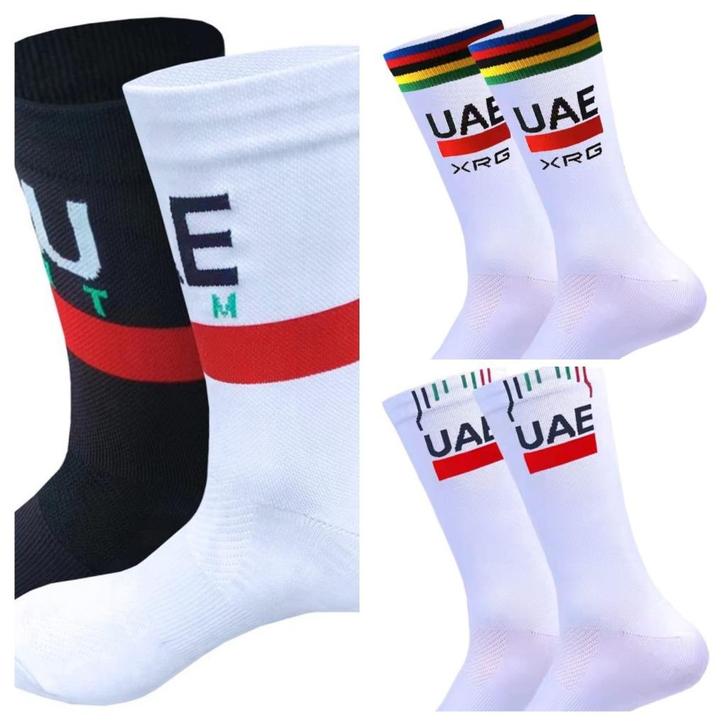 Shimano UAE Team XRG Performance Fietssokken Nieuw!, Fietsen en Brommers, Fietsaccessoires | Fietskleding, Nieuw, Heren, Onderkleding