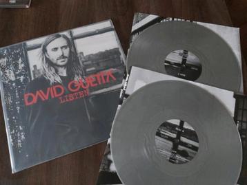David Guetta - Listen LP (Grijs Vinyl) beschikbaar voor biedingen
