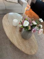 Eichholtz Salon tafel travertine, Huis en Inrichting, Tafels | Salontafels, Ophalen, Overige materialen, 50 tot 100 cm, 100 tot 150 cm