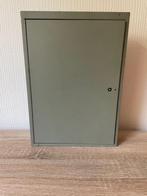 Grijs Metalen Wandkastje, Huis en Inrichting, Kasten | Lockerkasten, Ophalen of Verzenden, Gebruikt