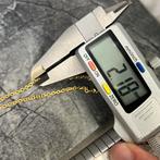 14 karaats gouden ketting massief schakel, Sieraden, Tassen en Uiterlijk, Ophalen of Verzenden, Nieuw, Goud