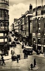 Rotterdam. Hoofdsteeg - volk auto - ongelopen, Ophalen of Verzenden, 1920 tot 1940, Ongelopen, Zuid-Holland