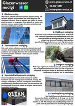 Glazenwasser nodig?, Doe-het-zelf en Verbouw, Ladders en Trappen, Ophalen of Verzenden, Zo goed als nieuw, 4 meter of meer