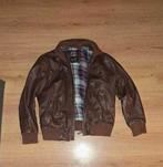 Leren Jas, Bruin, Maat 48/50 (M), Ophalen of Verzenden, Zo goed als nieuw