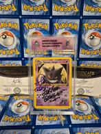 Sabrina's Gengar met autographs Ted Lewis & Lisa Ortiz, Ophalen of Verzenden, Zo goed als nieuw, Losse kaart