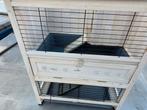 Konijnen /cavia kooi, Dieren en Toebehoren, Ophalen, Gebruikt, Kooi, Minder dan 60 cm