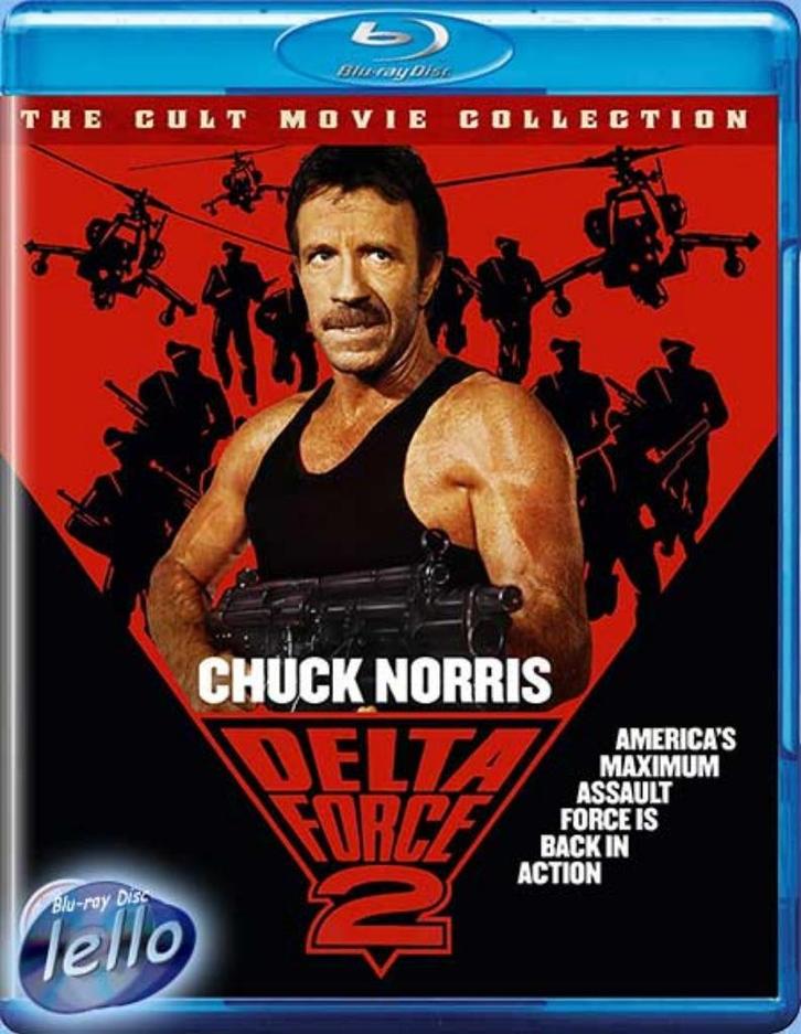 Blu-ray: Delta Force 2: The Colombian Connection (1990) nNLO, Cd's en Dvd's, Blu-ray, Nieuw in verpakking, Actie, Ophalen of Verzenden