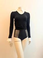 Wolford zwarte top mat losse kraag S, Kleding | Dames, Tops, Ophalen of Verzenden, Zo goed als nieuw, Zwart, Zonder mouw