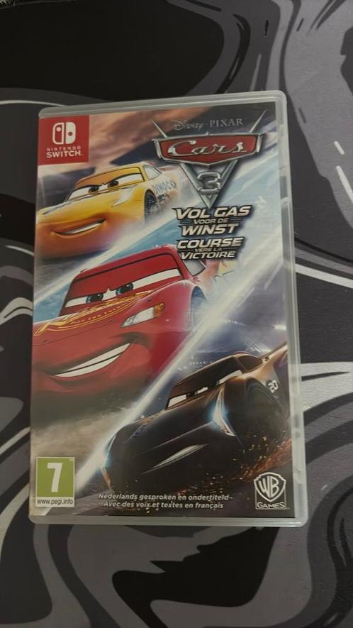 Cars 3: Driven to Win, Switch, Spelcomputers en Games, Games | Nintendo Switch, Zo goed als nieuw, Racen en Vliegen, Vanaf 12 jaar