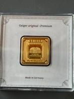 Geiger goud baar 20 gram, Ophalen of Verzenden, Goud