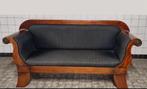 Prachtige Empire bank mahonie met mooie stoffering, Antiek en Kunst, Antiek | Meubels | Stoelen en Banken, Ophalen