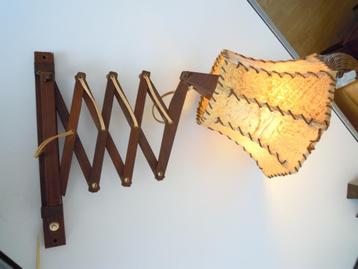 Vintage design schaarlamp jaren 60 70 beschikbaar voor biedingen