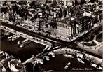 Damrak - Amsterdam luchtfoto, Verzenden, 1960 tot 1980, Ongelopen, Noord-Holland