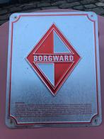 Vintage reclamebord geen emaille bord borgward auto garage, Ophalen of Verzenden, Gebruikt, Auto's