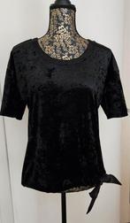 Zwart velours shirt, Kleding | Dames, Maat 38/40 (M), Expresso, Zwart, Ophalen of Verzenden