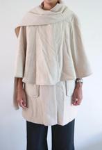 Beige mantel jas van H&M, Kleding | Dames, Ophalen of Verzenden, Zo goed als nieuw, Beige