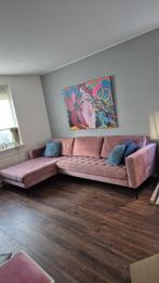 Roze Hoekbank Feelings Hawaii Lounge Longchair Links - bank, Huis en Inrichting, Banken | Bankstellen, Ophalen, 250 tot 300 cm