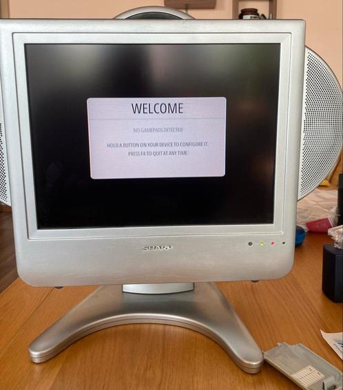 Sharp LC-15L1E Retro Portable LCD Monitor modded with PiZero, Computers en Software, Monitoren, Gebruikt, HDMI, Overige typen