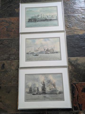 Herman Rosboom Art Litho Set (3) - Gesigneerd & Genummerd beschikbaar voor biedingen