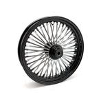 Fat spokes voorwiel zwart 3.50 x 18 enkele remschijf, Motoren, Onderdelen | Harley-Davidson, Ophalen, Petroleumhavenweg 26, Info@taco-motos.com
