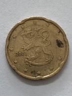 20 eurocent Finland 2001, Postzegels en Munten, Munten | Europa | Euromunten, Ophalen of Verzenden, Finland, 20 cent
