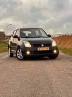 Suzuki Swift 1.3, 2008 Zwart, lage km stand 108.xxx km, Auto's, Voorwielaandrijving, Stof, 400 kg, Origineel Nederlands