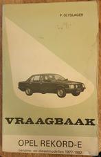 opel rekord - E auto vraagbaak instructie boek 1977/1982, Auto diversen, Handleidingen en Instructieboekjes, Ophalen of Verzenden