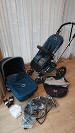 Complete Bugaboo special edition denim, Kinderen en Baby's, Kinderwagens en Combinaties, Bugaboo, Combiwagen, Met reiswieg, Zo goed als nieuw