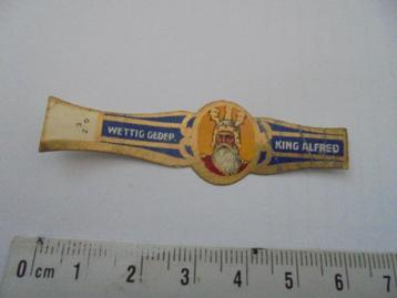 Oude sigarenband King Alfred beschikbaar voor biedingen