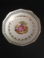 Schaal met opengewerkte rand barok afbeelding fragonard, Ophalen of Verzenden