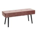 Stijlvol JYSK Rjukan bankje – roze / pink – vaste prijs, Ophalen, Metaal, Modern/Scandinavisch, Minder dan 50 cm