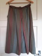 Vintage rok met strepen rood grijs groen., Kleding | Dames, Rokken, Maat 38/40 (M), Ophalen of Verzenden, Onder de knie, Zo goed als nieuw