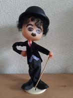 Charlie Chaplin pop vintage met hoedje en wandelstok, Verzamelen, Beelden en Beeldjes, Gebruikt, Ophalen of Verzenden, Mens