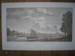 Prent Leiden, Schans Lamme, Lammenschans, reproductie., Antiek en Kunst, Ophalen