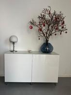 Ikea kast met glazenplaat/ Wandmeubel., Ophalen, Zo goed als nieuw