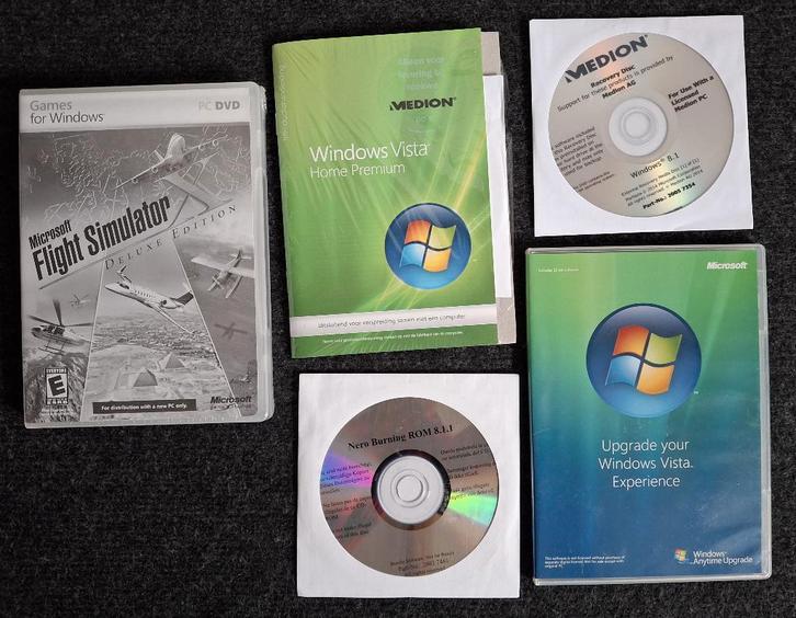 Windows Vista voor Medion en meer, software pakket, Computers en Software, Besturingssoftware, Zo goed als nieuw, Windows, Ophalen of Verzenden