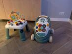 Smoby loopwagen en speeltafel, Kinderen en Baby's, Speelgoed | Babyspeelgoed, Ophalen of Verzenden, Gebruikt, Overige typen, Met wieltjes