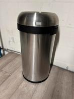 Simplehuman kogelvormige prullenbak, Ophalen, Zo goed als nieuw, Rvs