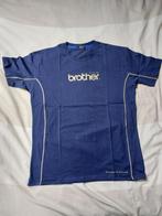 Brother 50 years in Europe logo T-shirt maat XXL, Ophalen of Verzenden, Nieuw, Overige maten, Blauw