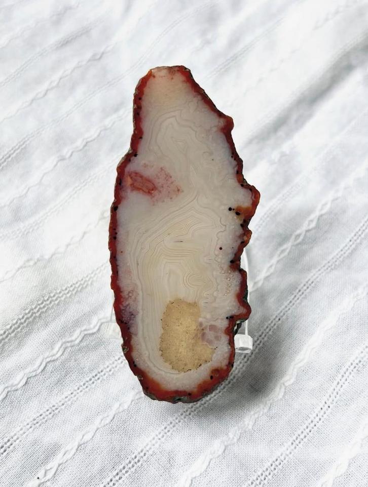 Agaatschijf, Sieraden, Tassen en Uiterlijk, Edelstenen, Zo goed als nieuw, Ophalen of Verzenden