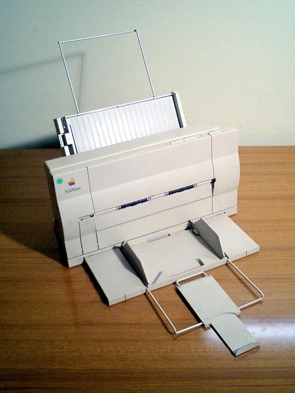 Originele Apple printer Style Writer- Compleet!, Computers en Software, Printers, Gebruikt, Printer, Inkjetprinter, Zwart-en-wit printen