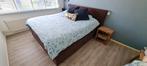 Boxspring 180x210 kingsize  bed met opbergvakken, Tweepersoons, Ophalen of Verzenden, Zo goed als nieuw, 180 cm