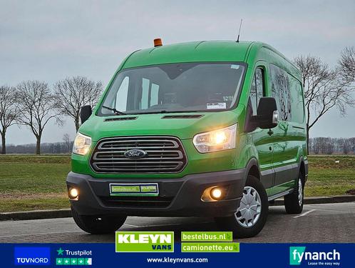 FORD TRANSIT 2.0 l3h2 dubbel cabine!, Auto's, Bestelauto's, Bedrijf, Te koop, ABS, Airconditioning, Cruise Control, Elektrische buitenspiegels