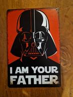 Metalen Mancave Bordje I Am Your Father, Nieuw, Reclamebord, Ophalen of Verzenden