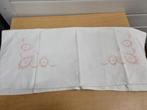 laken walra met 2 slopen geborduurd retro, Ophalen of Verzenden